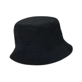 Pălărie tip bucket cu logo mare în carouri „Black”