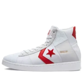 Pro Leather High „Summer Drip – Alb/Roșu universitar”