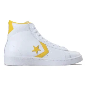 Pro Leather High „White Amarillo”