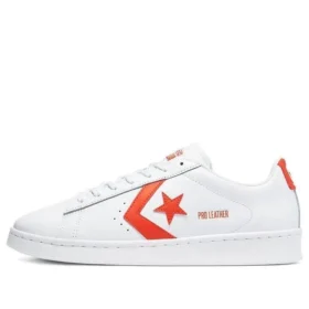 Pro Leather Low „Color Pop – Alb strălucitor Poppy”