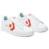Pro Leather Low „Color Pop – Alb strălucitor Poppy”