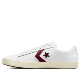 Pro Leather Vulc Pro „Alb-Bordeaux intens”