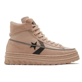 Pro Leather X2 High „Black Ice – Salt Pink”