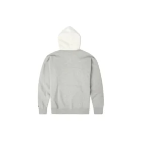 Pulover casual cu glugă și mâneci lungi, brodat, pentru bărbați, Converse x Bugs Bunny, gri