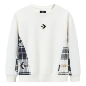 Pulover casual cu guler Asia Sizing „Alb Negru”