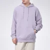 Pulover casual sport cu glugă Converse pentru bărbați, din tricot, violet deschis
