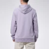 Pulover casual sport cu glugă Converse pentru bărbați, din tricot, violet deschis