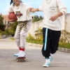 Pulover cu guler rotund și căptușeală din fleece, cu buzunar la piept, din seria Converse New Year pentru bărbați, alb lapte
