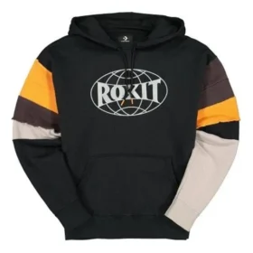 Pulover pentru bărbați Converse x Rokit cu îmbinări încrucișate, negru Pulover pentru bărbați Converse x Rokit cu îmbinări încrucișate, negru
