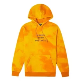 Pulover sport casual Converse Tie Dye Gradient pentru bărbați, galben