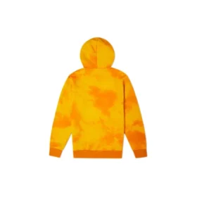 Pulover sport casual Converse Tie Dye Gradient pentru bărbați, galben