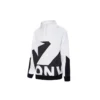 Pulover sport cu guler ridicat și logo Converse în culori contrastante pentru bărbați, alb