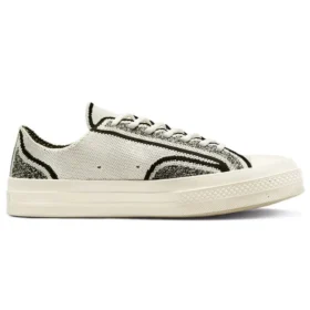 Renew Chuck 70 Knit Low „Egret Black”