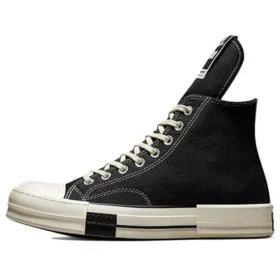 Rick Owens x DRKSHDW DRKSTAR Chuck 70 High „Negru”