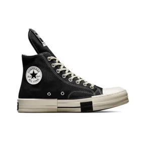 Rick Owens x DRKSHDW DRKSTAR Chuck 70 High „Negru”