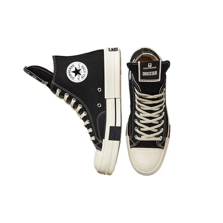 Rick Owens x DRKSHDW DRKSTAR Chuck 70 High „Negru” Rick Owens x DRKSHDW DRKSTAR Chuck 70 High „Negru”