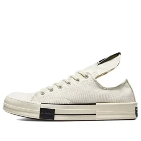 Rick Owens x DRKSHDW DRKSTAR Chuck 70 Low „Egret”