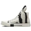 Rick Owens x DRKSHDW TURBODRK Chuck 70 High „Zebra”