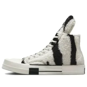 Rick Owens x DRKSHDW TURBODRK Chuck 70 High „Zebra”