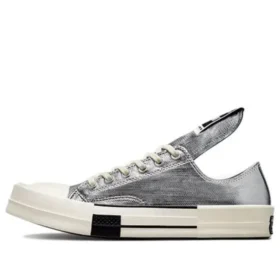 Rick Owens x TURBODRK Chuck 70 Low „Silver Lacquer”