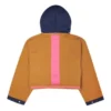 Rochie cu glugă convertibilă, mărimi asiatice „Navy Tan”
