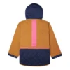 Rochie cu glugă convertibilă, mărimi asiatice „Navy Tan”