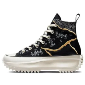 Run Star Hike High „Metallic Floral”