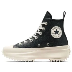 Run Star Hike Leather High Top „Sparkly Black”