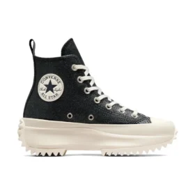 Run Star Hike Leather High Top „Sparkly Black”