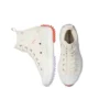 Run Star Hike Platform High „Embroidered Floral – Egret”