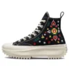 Run Star Hike Platform High „Floral Embroidery”