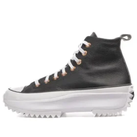 Run Star Hike Platform Metallic & Leather High Top „Negru”