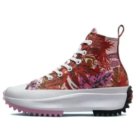 Run Star Hike Platform Tropical Florals High Tops „Mantra Orange”