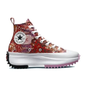 Run Star Hike Platform Tropical Florals High Tops „Mantra Orange”