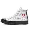 Shrimps x Chuck 70 High „White Black”