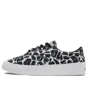 Skidgrip Pantofi casual din pânză, cu talpă joasă, eleganți, cu imprimeu negru-gri „Black Gray”