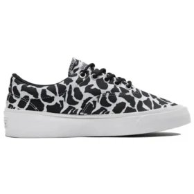 Skidgrip Pantofi casual din pânză, cu talpă joasă, eleganți, cu imprimeu negru-gri „Black Gray”