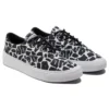 Skidgrip Pantofi casual din pânză, cu talpă joasă, eleganți, cu imprimeu negru-gri „Black Gray”