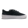 SkidGrip Pantofi casual din pânză, cu talpă joasă, stil retro, negru-alb