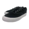 SkidGrip Pantofi casual din pânză, cu talpă joasă, stil retro, negru-alb