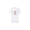 Slim Fit cu imprimeu, mânecă scurtă, alb