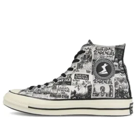 Suicidal Tendencies x Chuck 70 Hi „White Black”