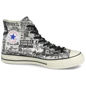 Suicidal Tendencies x Chuck 70 Hi „White Black”