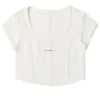 Top corset Mărimi asiatice „Egret”