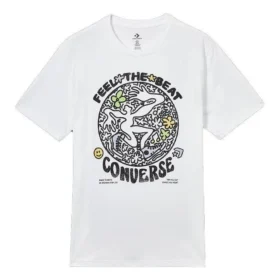 Tricou Abstract Dance Mărimi asiatice „Alb”