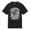 Tricou Abstract Dance, mărimi asiatice „Negru”