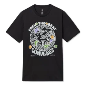 Tricou Abstract Dance, mărimi asiatice „Negru”