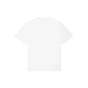 Tricou alb cu guler rotund și mâneci scurte Converse Skeleton Printing pentru bărbați