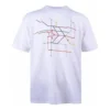 Tricou alb cu mânecă scurtă și imprimeu Converse pentru bărbați