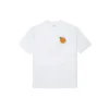 Tricou alb cu mâneci scurte și guler rotund, cu imprimeu de desene animate, pentru bărbați, marca Converse